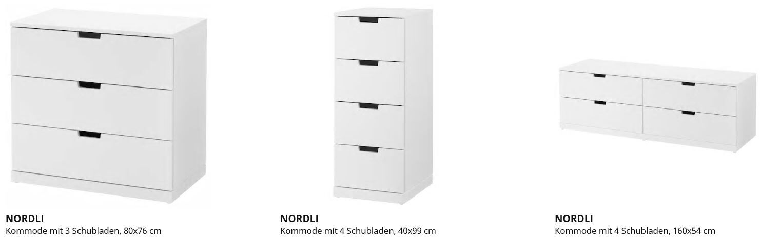 IKEA Nordli Kommode